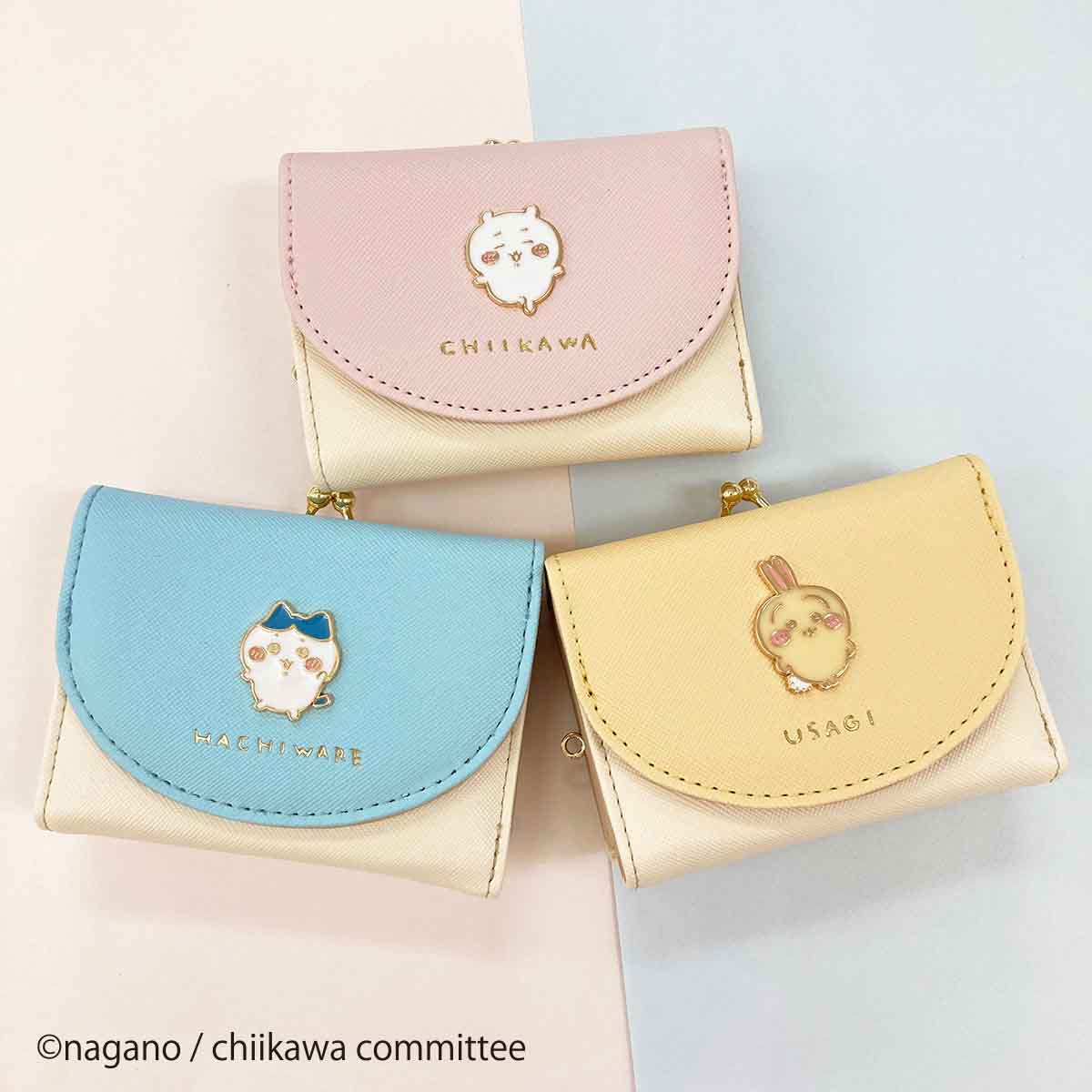 ちいかわ バッジ口金財布（ハチワレ） - Image 2