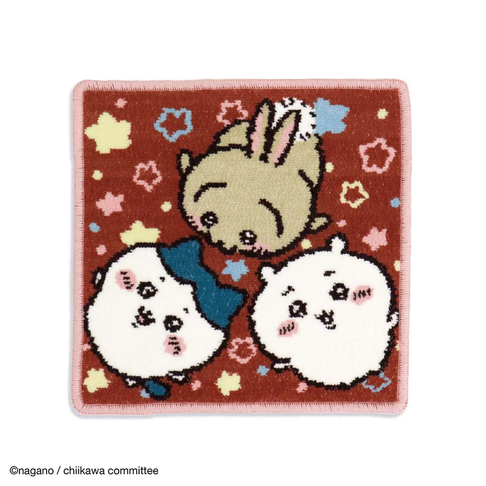 ちいかわ シェニール織タオルハンカチ（キラキラ ピンク） - Image 2