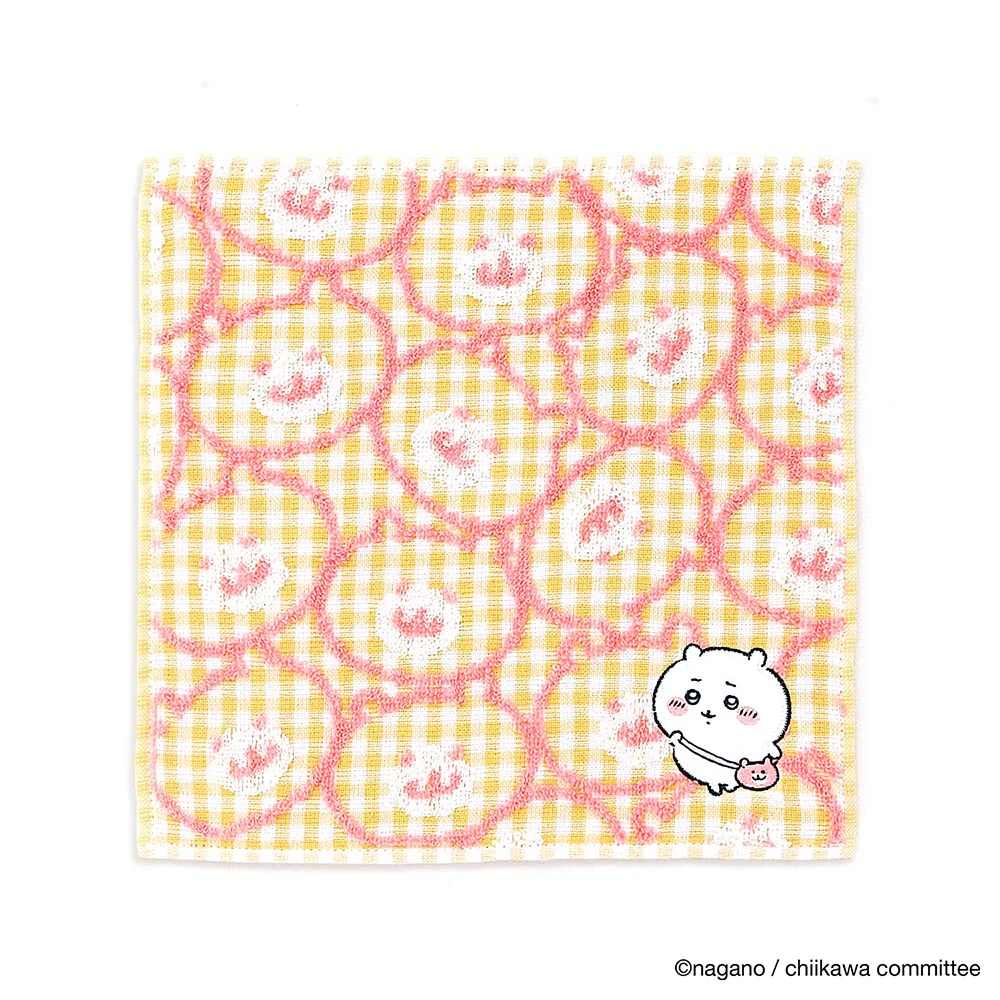 ちいかわ タオルハンカチ（ポシェット イエロー）