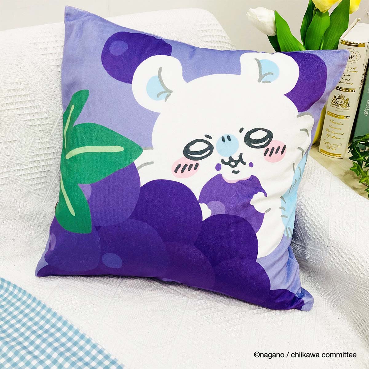 ちいかわ クッションカバー(モモンガ ぶどう) - Image 4