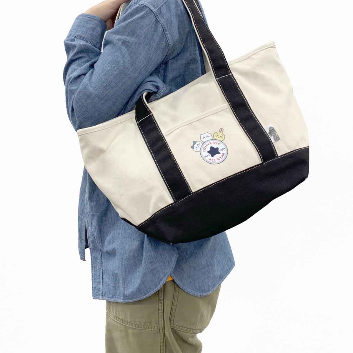 ちいかわ×コンバース キャンバストートバッグM(ベージュ) - Image 7