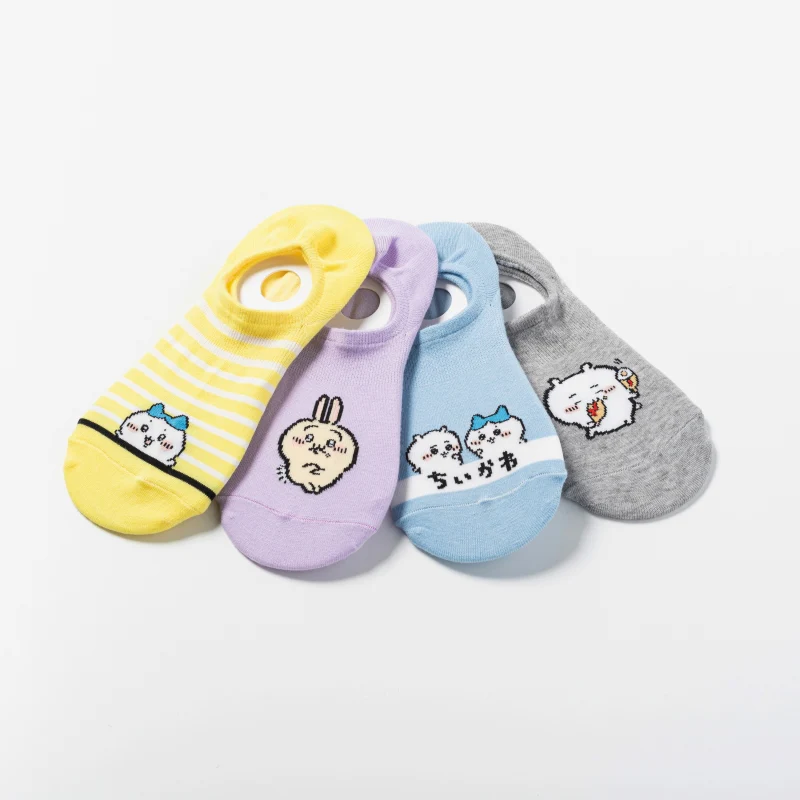 ちいかわ ココピタ スニーカー丈(うさぎ腕組み) - Image 2