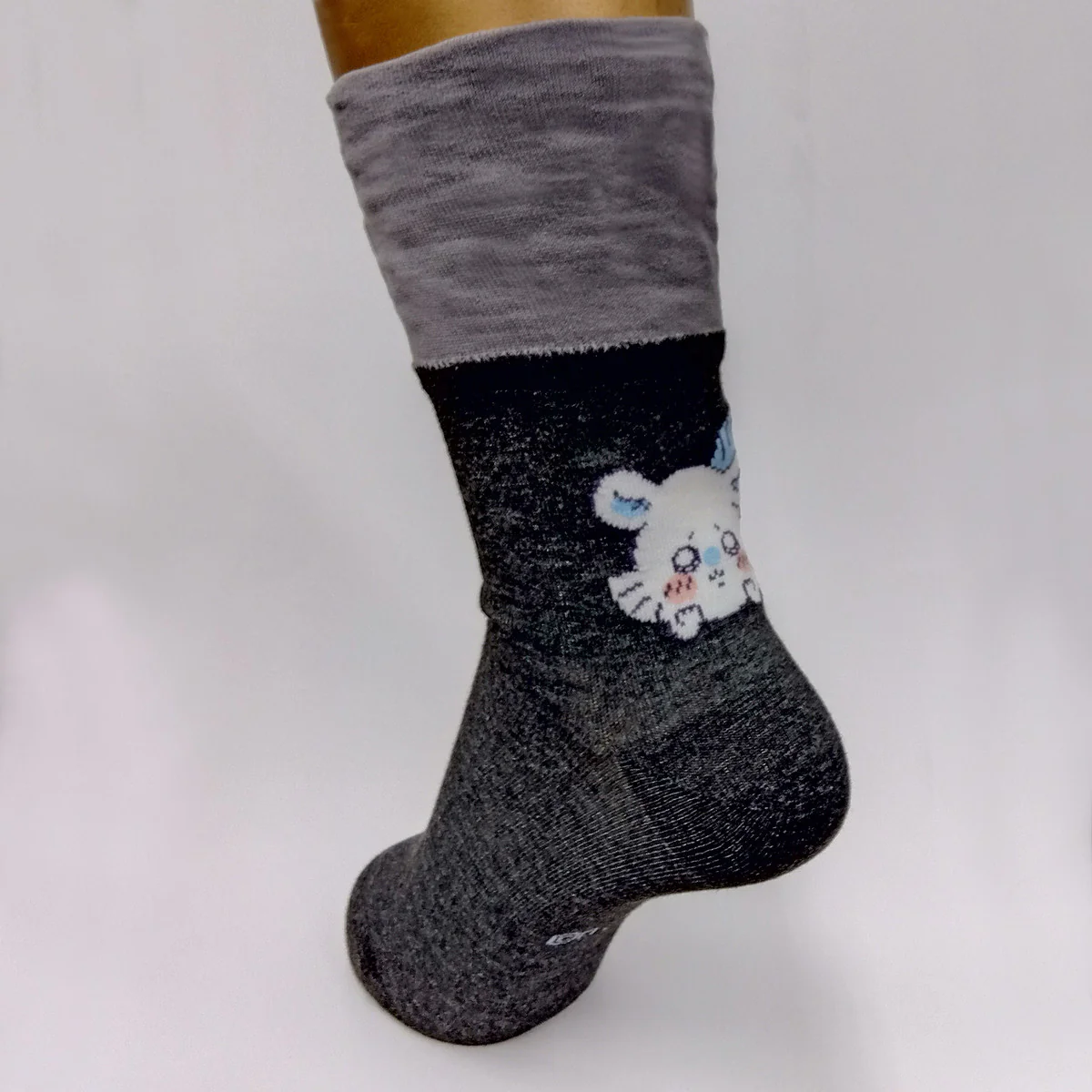 ちいかわ 折返しクルーソックス（モモンガ）レディース用 - Image 3