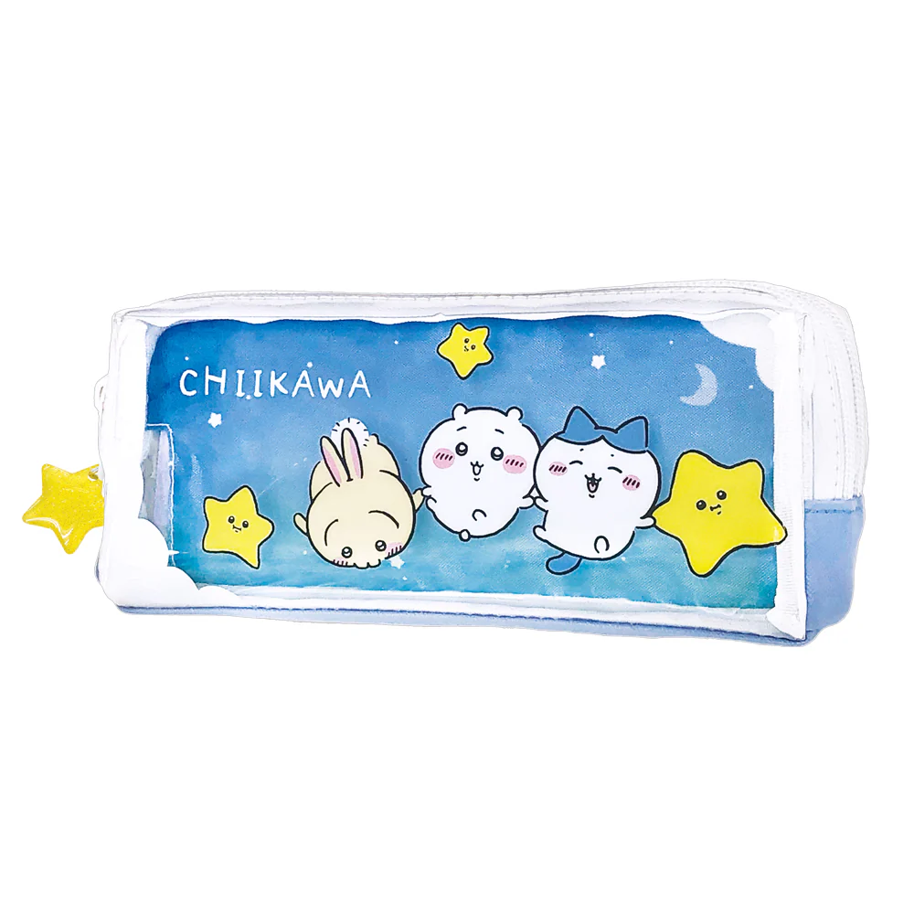ちいかわ ツインファスナーペンケース(夜空) - Image 3