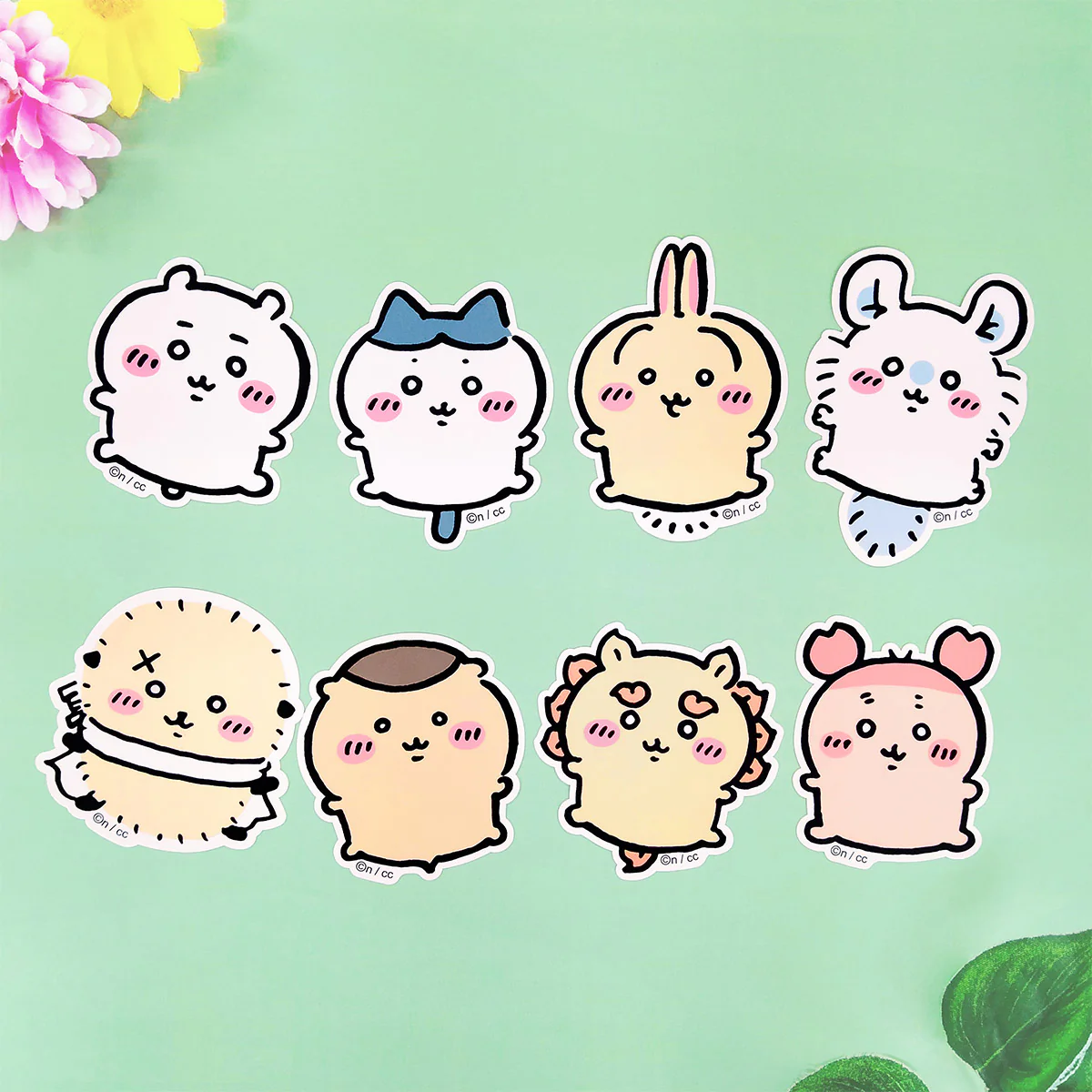 ちいかわ ミニデコステッカー（しろめハチワレ） - Image 2