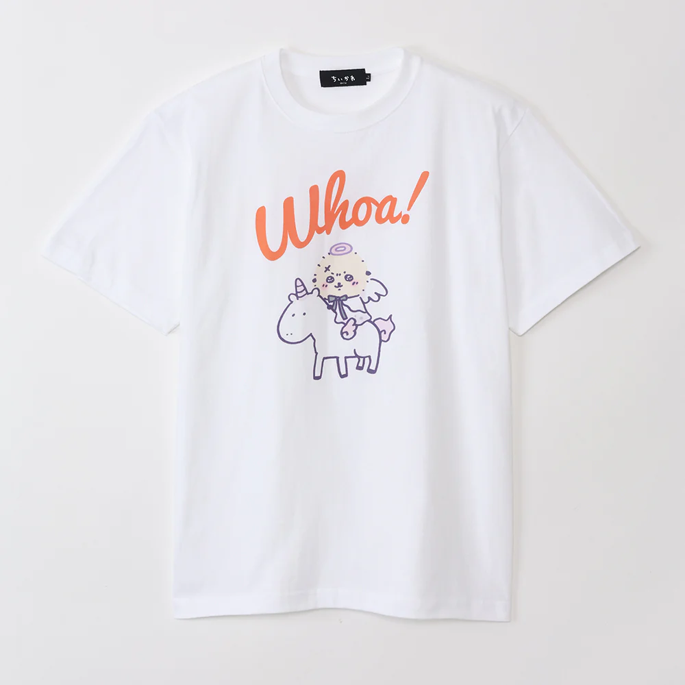 ちいかわ てんし♡あくま Tシャツ（ラッコと愛馬 ホワイト） - Image 4