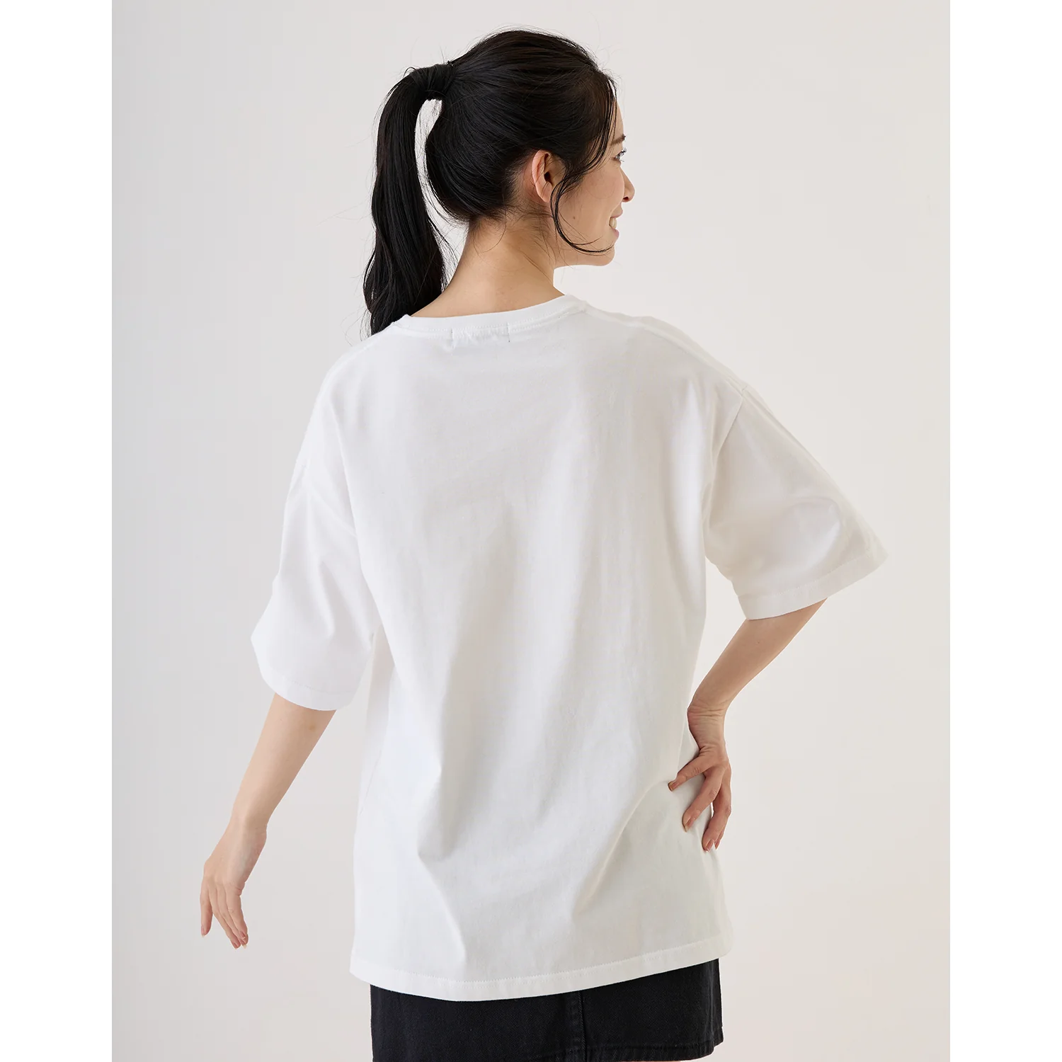 ちいかわ お出かけ楽しみ!な ビッグTシャツ お散歩 ホワイト - Image 8