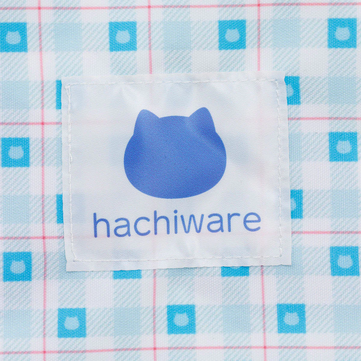 ちいかわ チェックシリーズ トートバッグ(チャーム付き)ハチワレ ブルー - Image 9