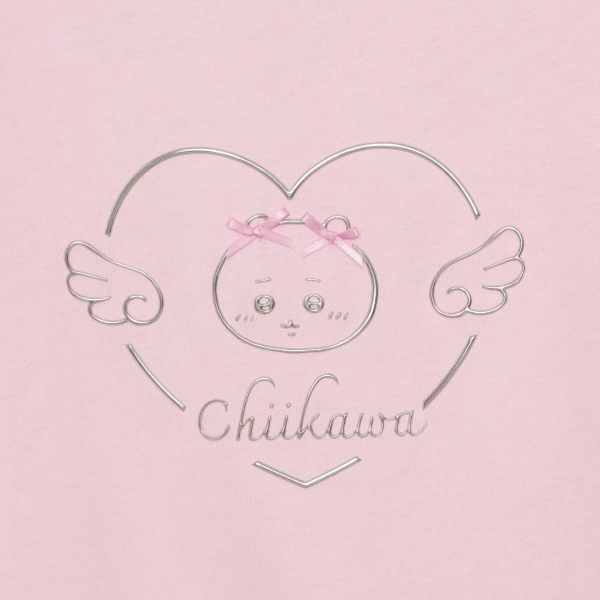 ちいかわ Go!HARAJUKU Tシャツ リボンリボン ちいかわ ピンク - Image 2