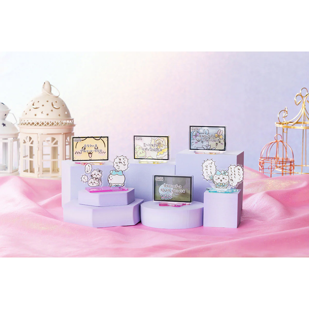 ちいかわ まじかるちいかわ レイヤーアクリルスタンド（次回予告むちゃハッピー！！） - Image 2