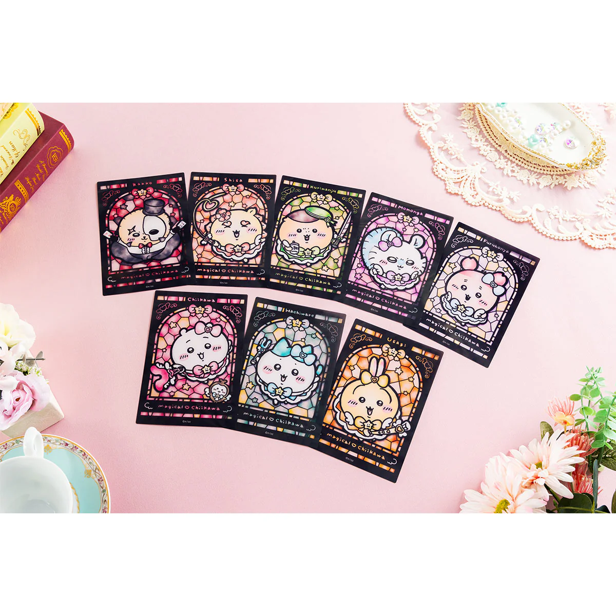 ちいかわ まじかるちいかわ ステンドグラス風クリアカード（古本屋） - Image 2