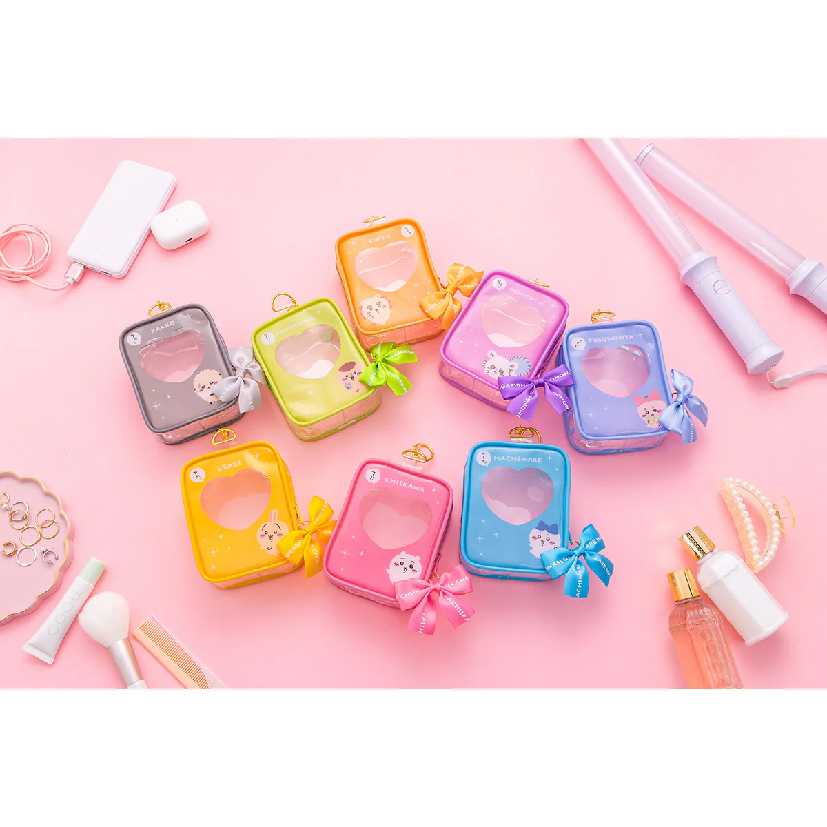ちいかわ マスコットも入る！クリアポーチ（モモンガ） - Image 2