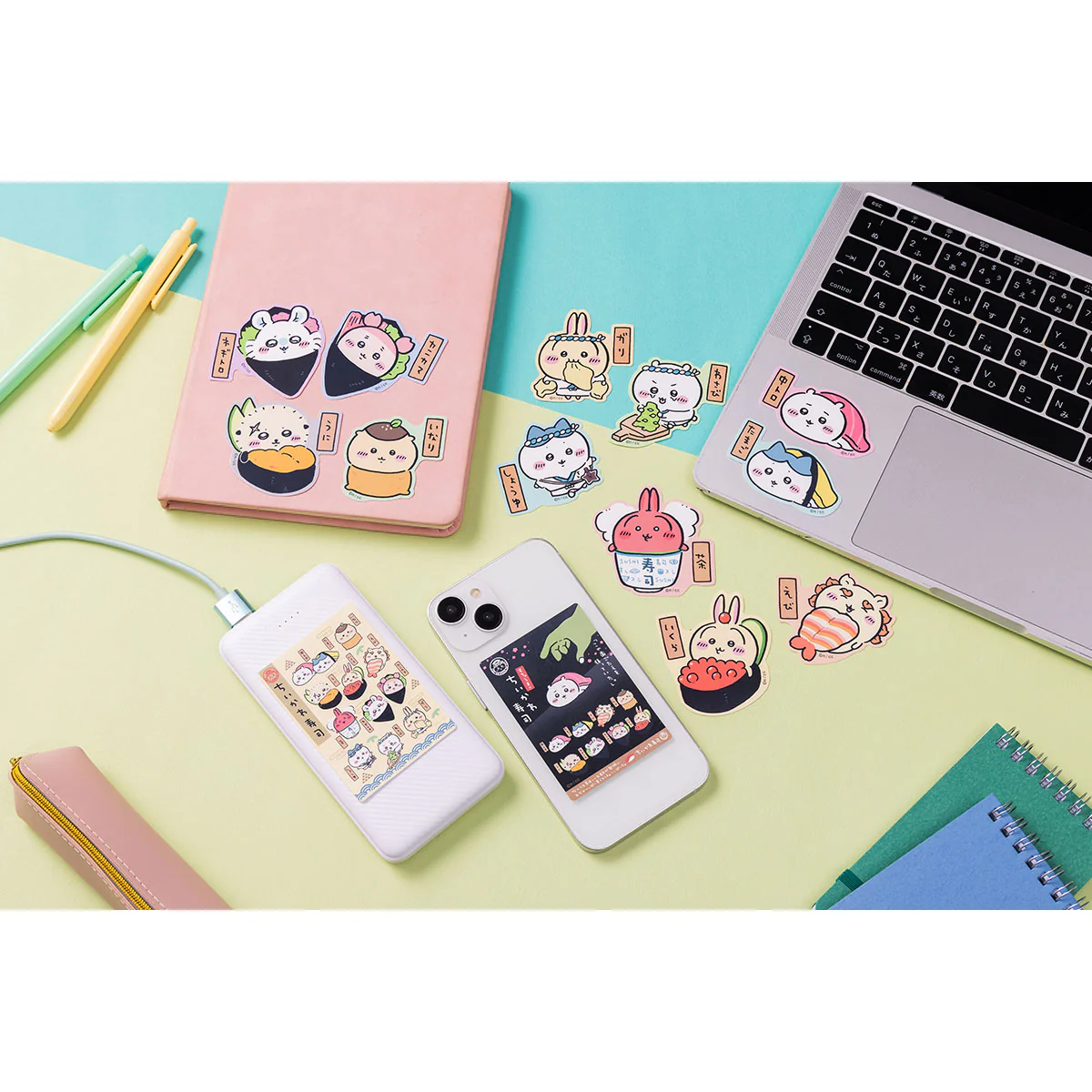 ちいかわ ちいかわ寿司 スマホに貼れるサイズのステッカー（モモンガ ネギトロ） - Image 2