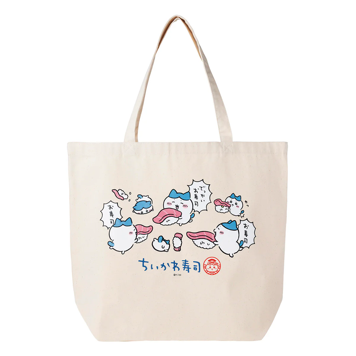 ちいかわ ちいかわ寿司 大きめトートバッグ（こけまくりハチワレ） - Image 3