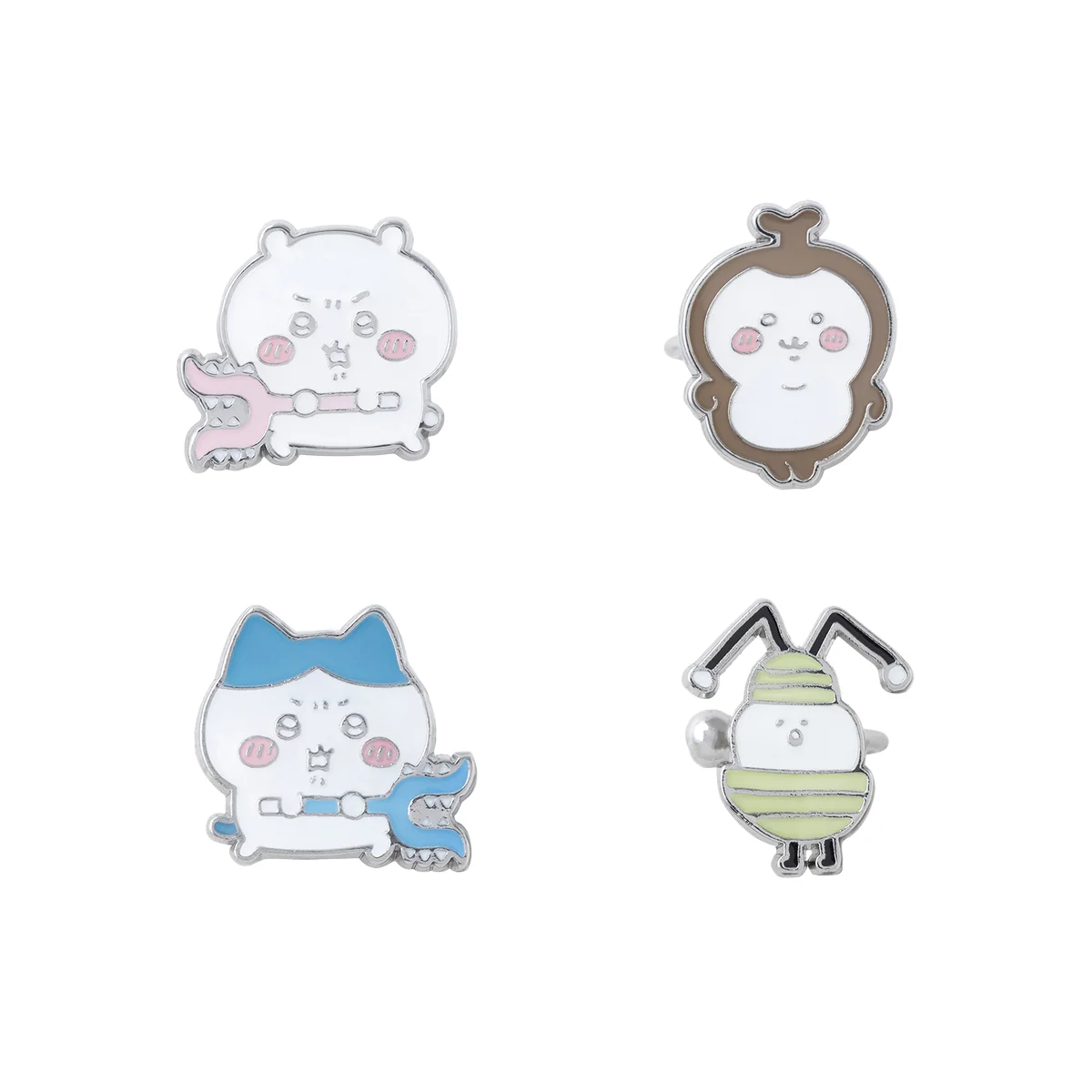 ちいかわ ぷっくりイヤーカフ 4種セット（ちいかわ・ハチワレ） - Image 5