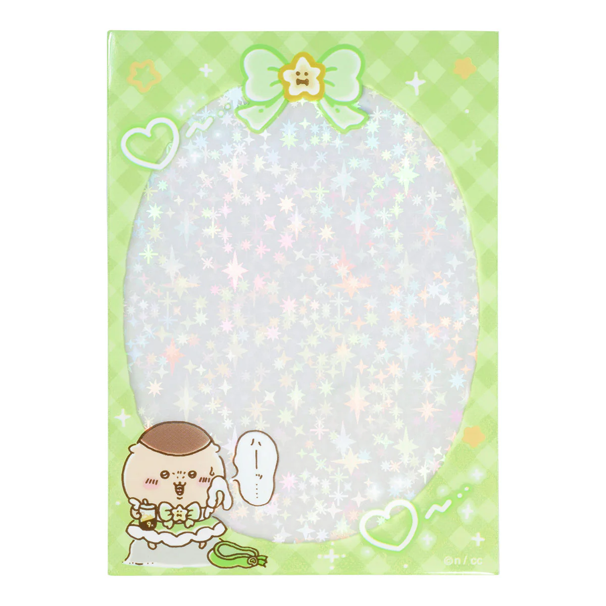 ちいかわ まじかるちいかわ ミニフォトが入るサイズのきらきらクリアスリーブ（くりまんじゅう）