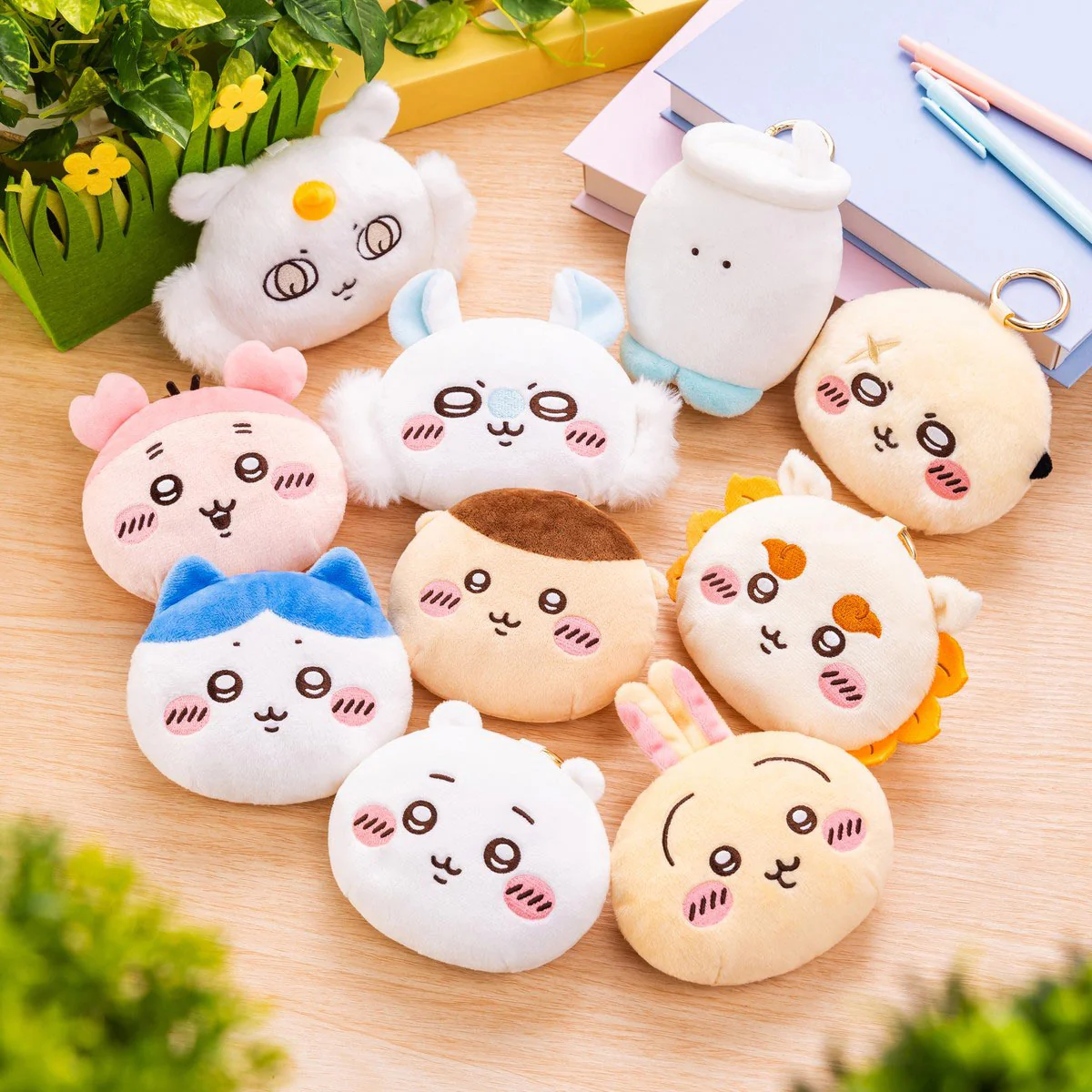 ちいかわ エコバッグ入りおかおマスコット(古本屋) - Image 2