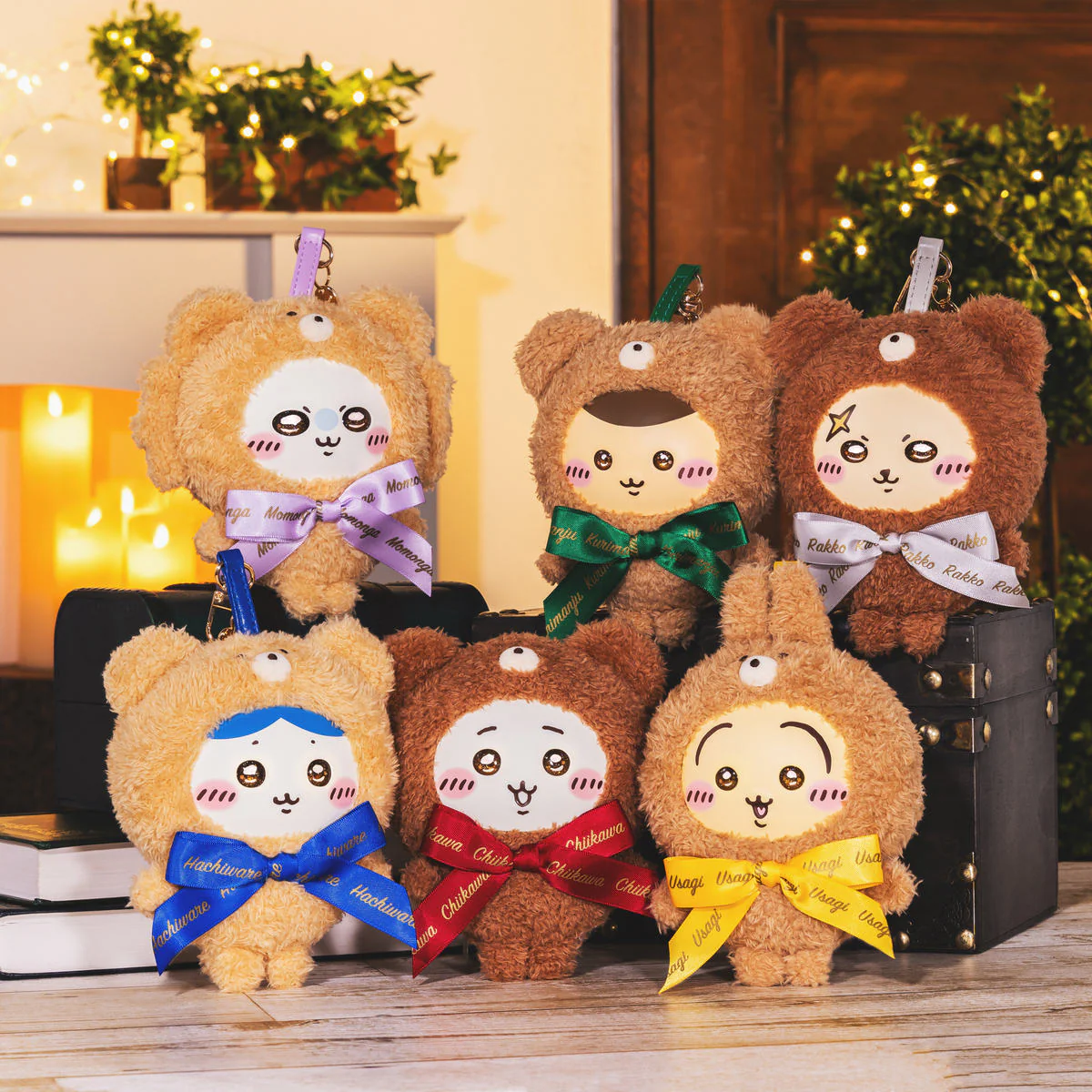 ちいかわ Kiramekko Teddy Bear(ハチワレ) - Image 2