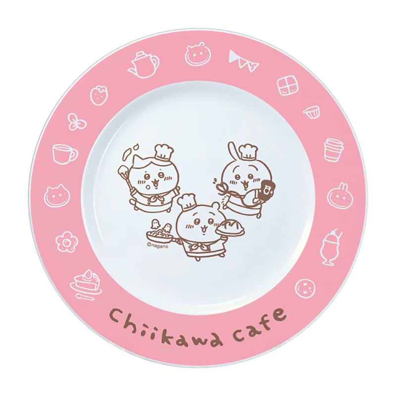 ちいかわカフェ リム付き皿【1会計 2個まで】 - Image 2