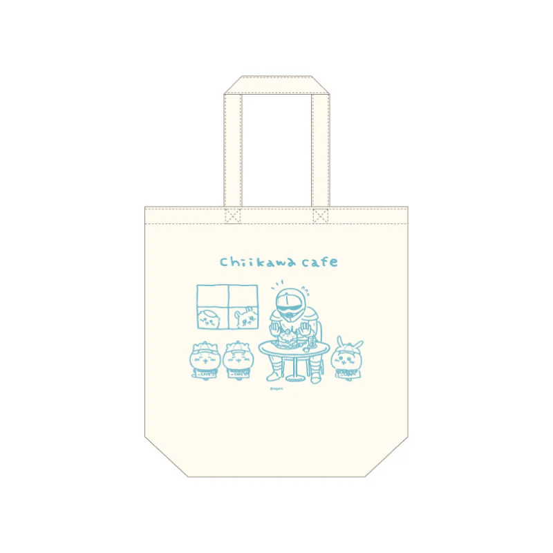 ちいかわカフェ コットントート(B)ブルー【1会計 2個まで】 - Image 2