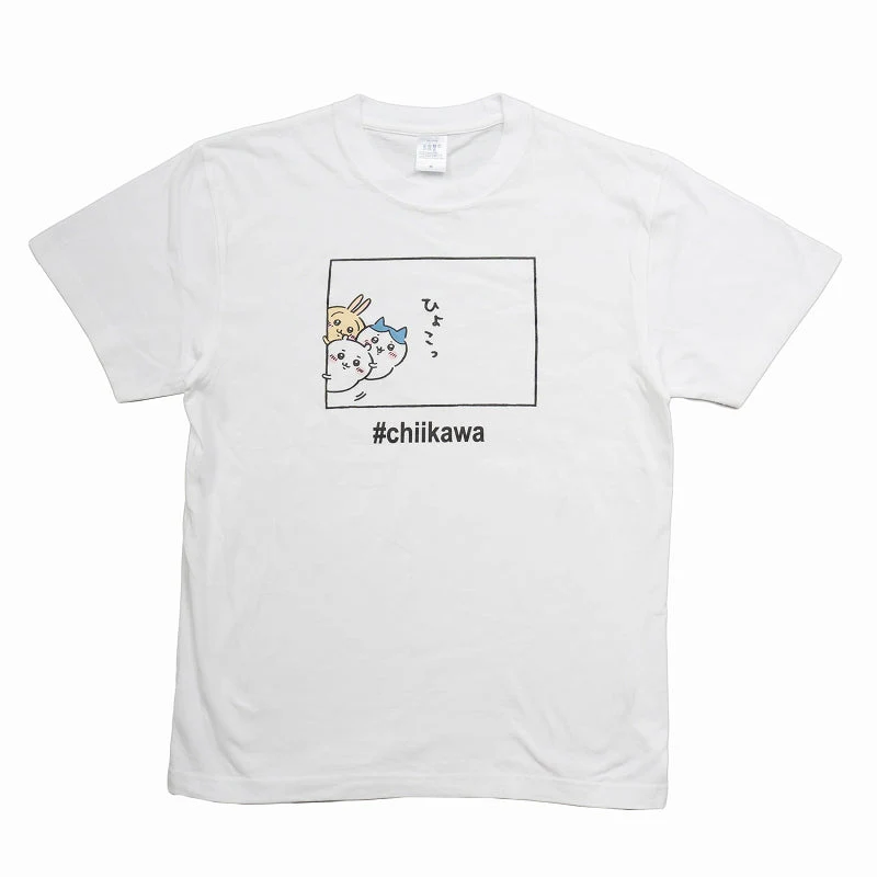 ちいかわ ひょこっ Tシャツ ホワイト