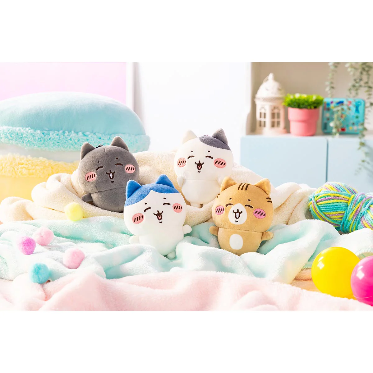 【予約】ちいかわ ハチワレとごきげんななかまマスコット(4個セット)【2024年2月上旬より順次発送予定(発送延期の場合もキャンセル不可)】【通常商品と同時購入・配送希望日指定不可】【キャンペーン対象外】 - Image 2