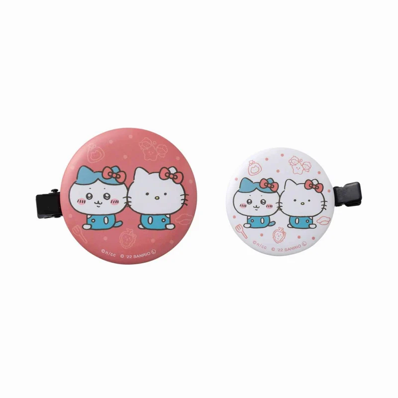 ちいかわ×サンリオキャラクターズ カンカン前髪クリップ(ハチワレ・ハローキティ) - Image 4