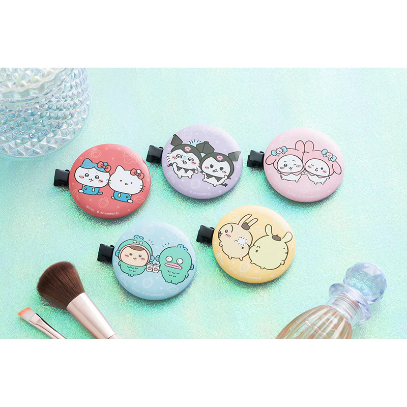 ちいかわ×サンリオキャラクターズ カンカン前髪クリップ（くりまんじゅう・ハンギョドン） - Image 3