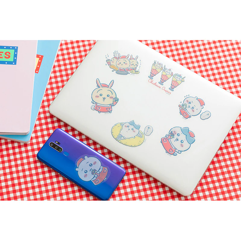 ちいかわクレープ スマホに貼れるサイズのステッカー(店員さんのちいかわ) - Image 2