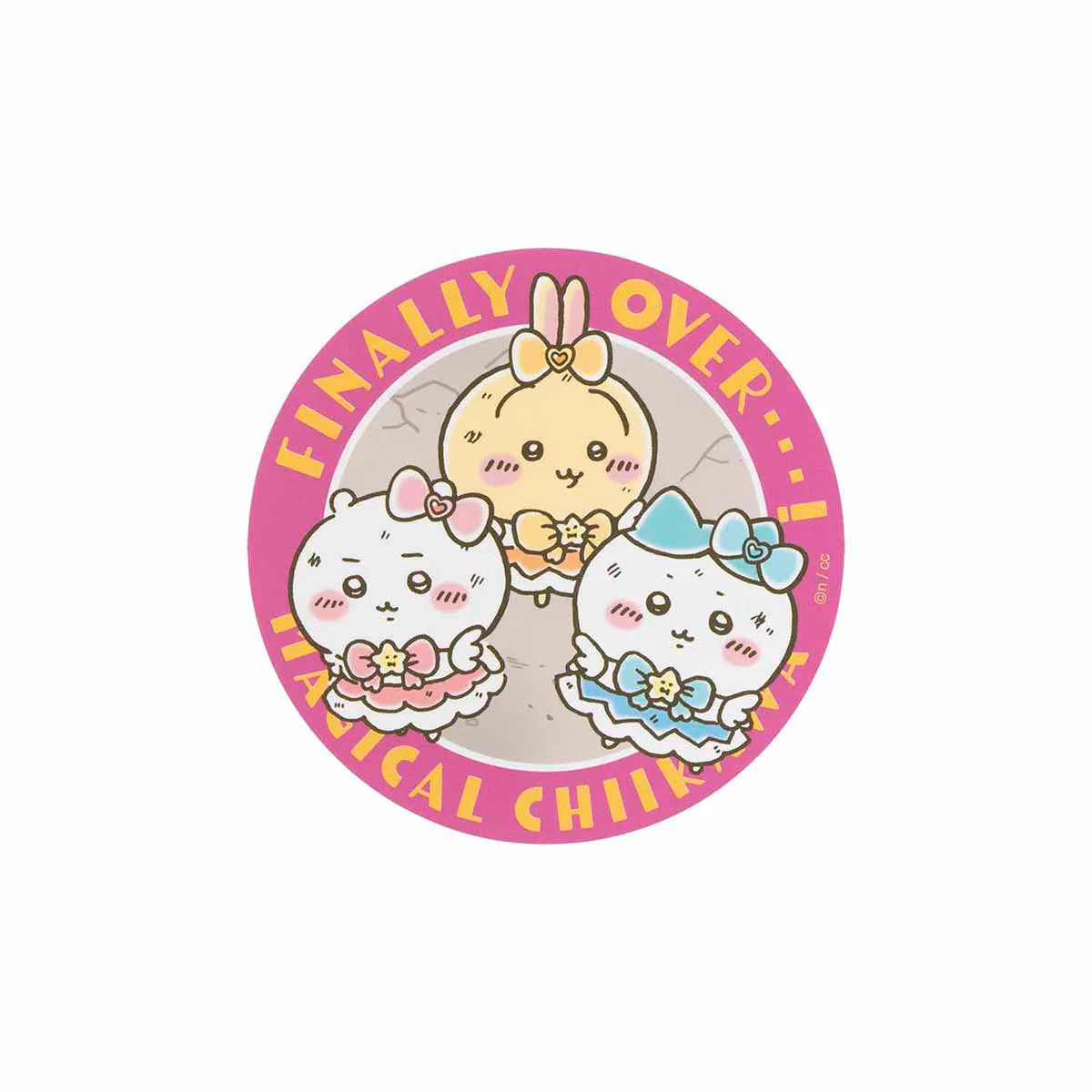ちいかわ まじかるちいかわ 大きめステッカー(FINALLY OVER・・・!)