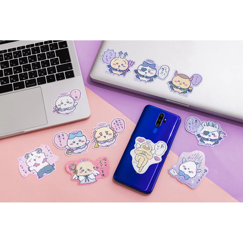 ちいかわ てんし♡あくま スマホに貼れるサイズのホログラムステッカーコレクション(全11種) - Image 2