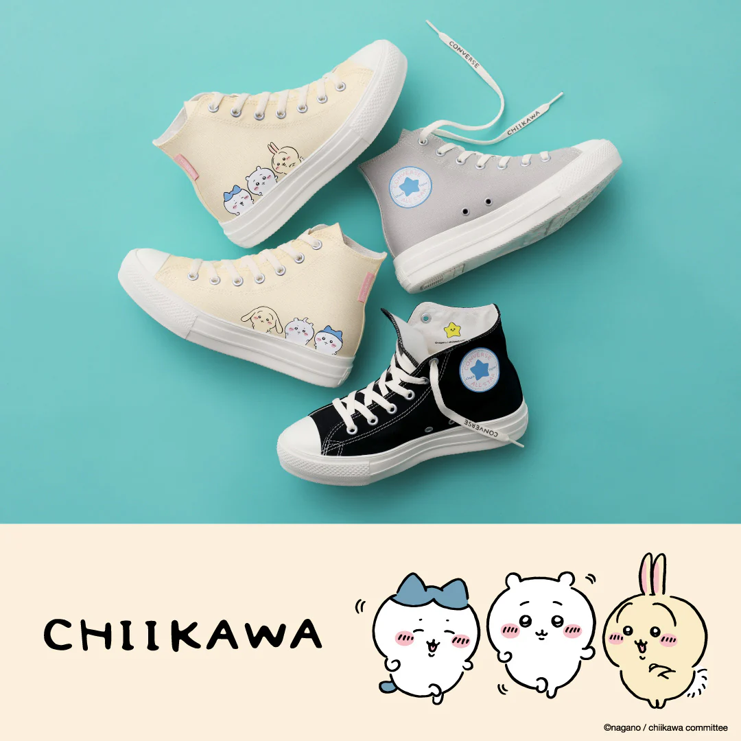 ちいかわ CONVERSE×ちいかわ ALL STAR LIGHT PLTS PT HI / CHIIKAWA LT GRAY【他の商品と同時購入不可】 - Image 2