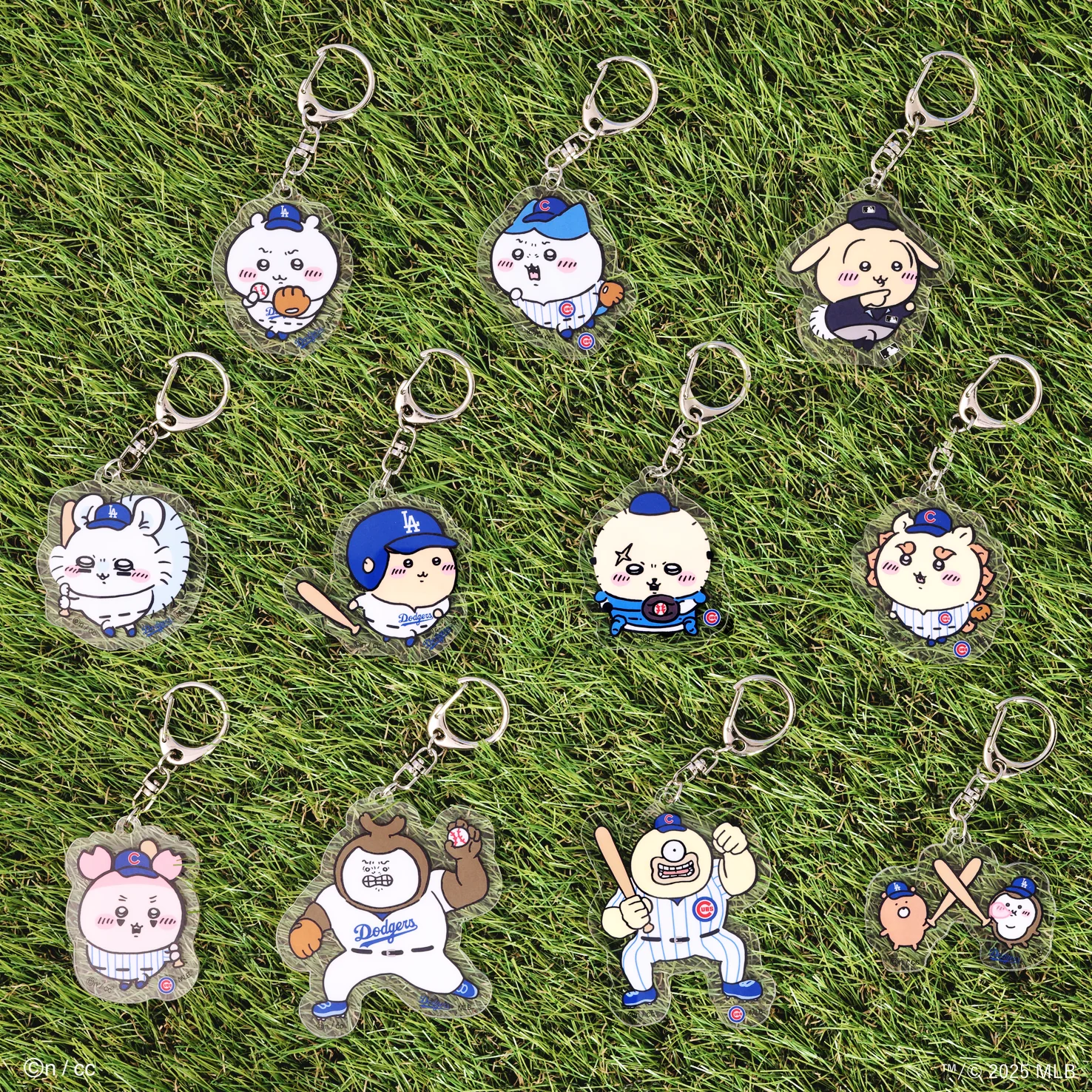 ちいかわ×MLB TOKYO SERIES アクリルキーホルダー⑤くりまんじゅう - Image 2