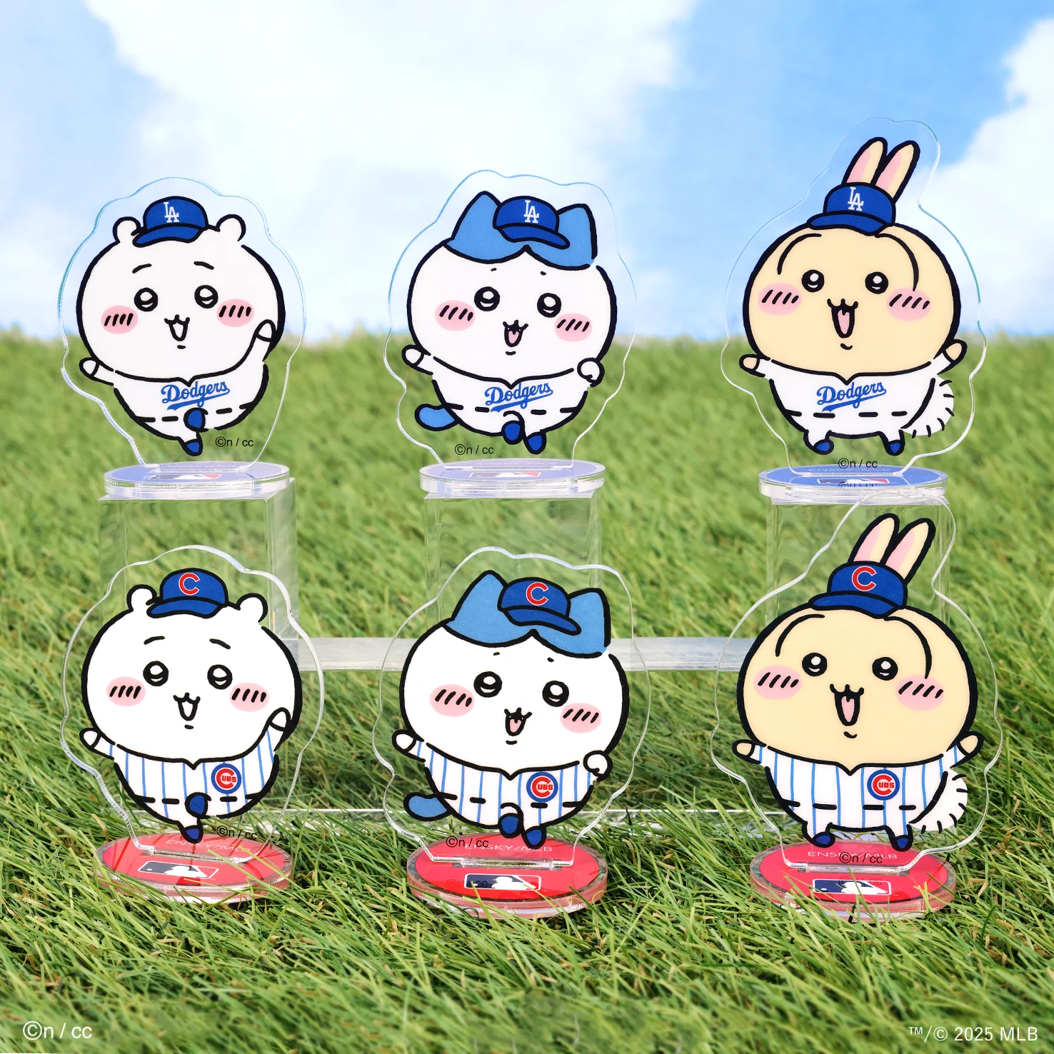 ちいかわ×MLB TOKYO SERIES アクリルスタンド⑥うさぎ(カブス) - Image 2