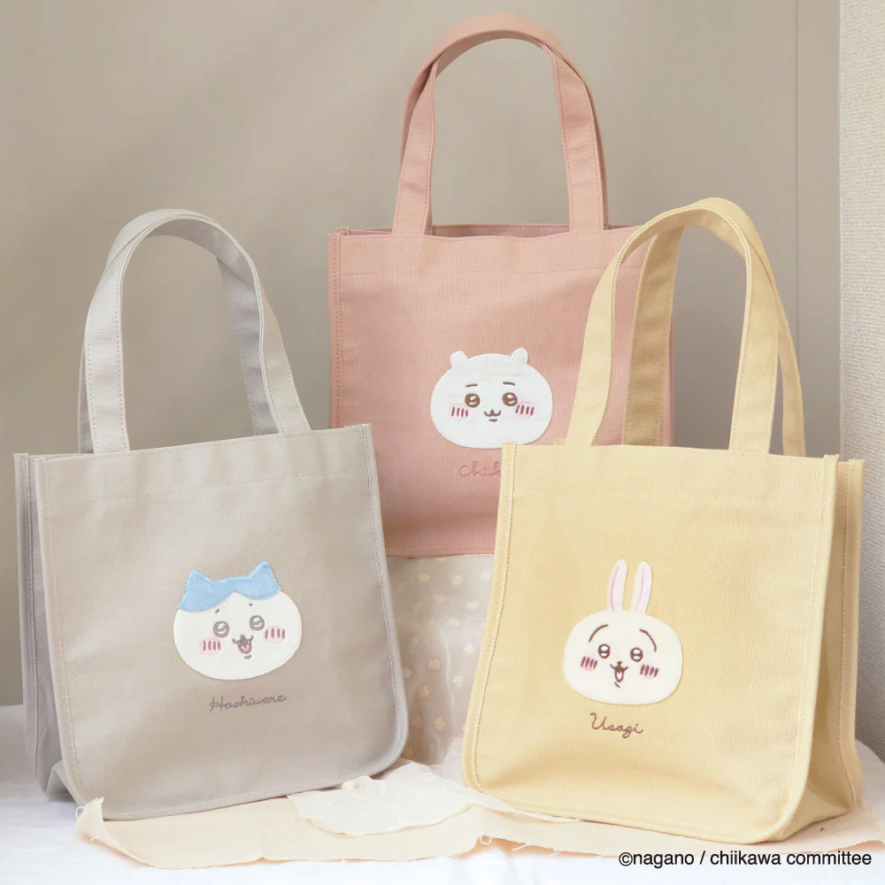 ちいかわ ふわふわワッペン ミニトート（ハチワレ） - Image 2