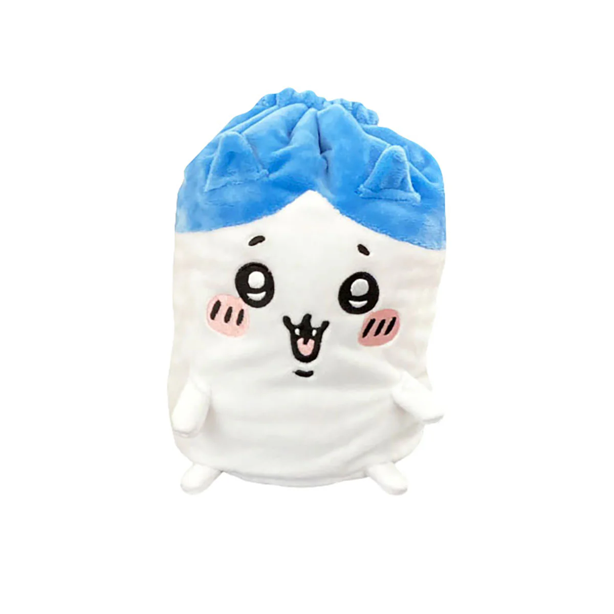 ちいかわ マスコット巾着付きブランケット(ふわふわハチワレ) - Image 3