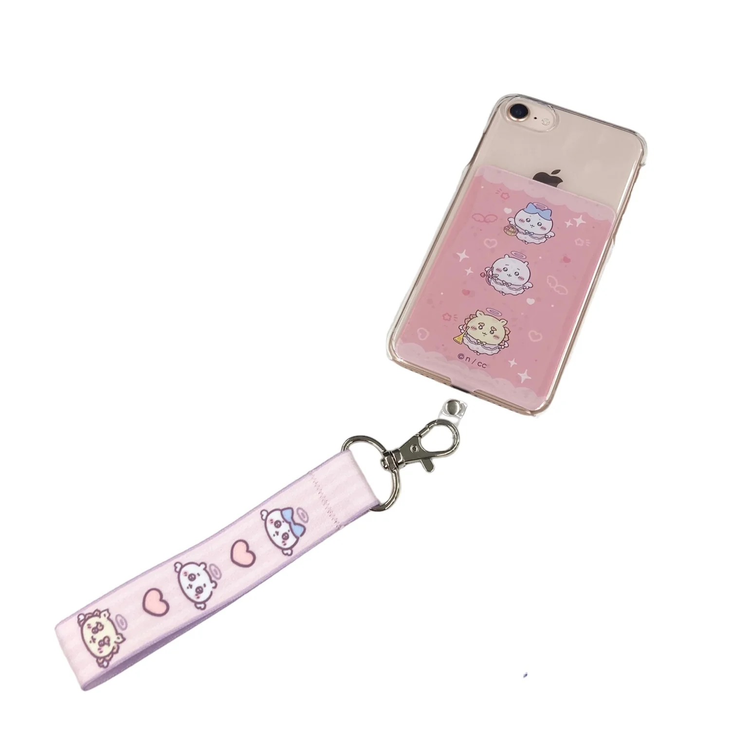 ちいかわ てんし♡あくま フォンタブ&ハンドストラップ(てんし) - Image 3