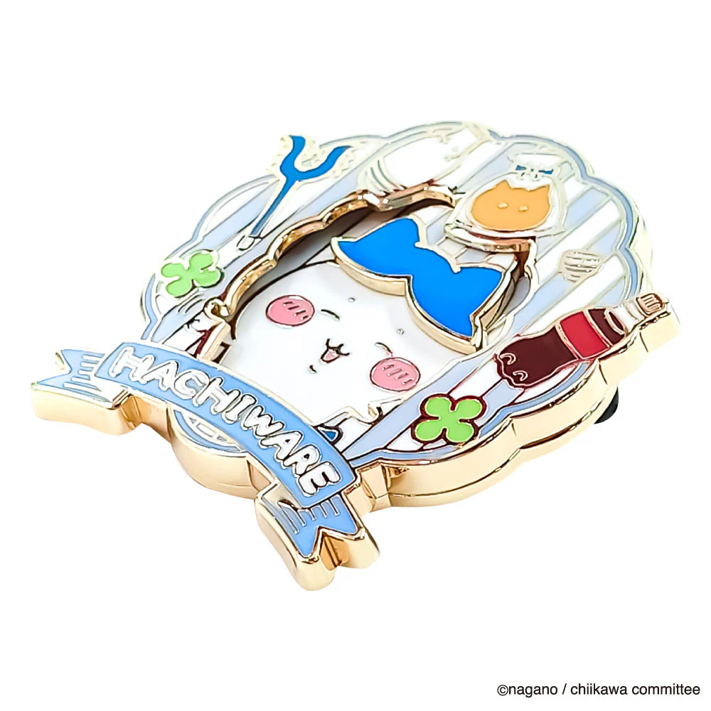 ちいかわ 大きめギミックピンバッジ（ハチワレ） - Image 7