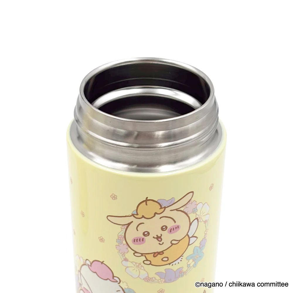 ちいかわ ワンタッチステンレスボトル 350ml（フェアリーフラワー） - Image 9