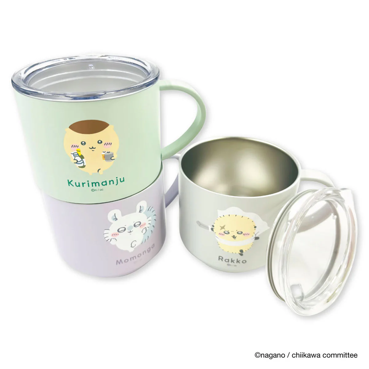 ちいかわ スタッキング蓋つきステンレスマグ（くりまんじゅう） - Image 3