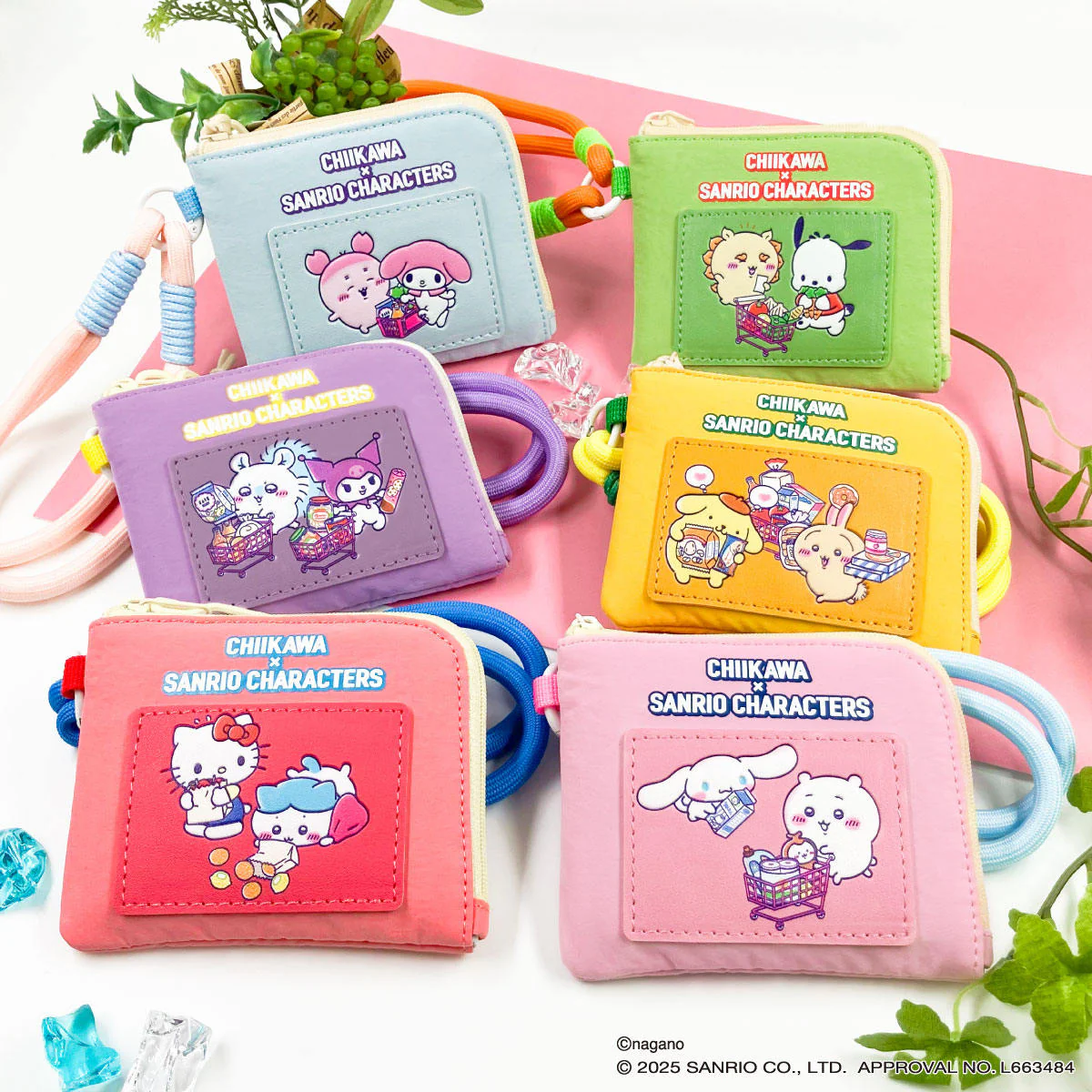 ちいかわ×サンリオキャラクターズ スーパーマーケットなコンパクトウォレット(古本屋&マイメロディ) - Image 2